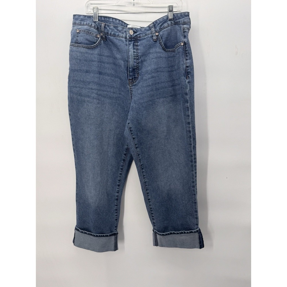 Edited by Hunter McGrady Women's High Rise Cuffed Wide Leg Jean - Size: 16